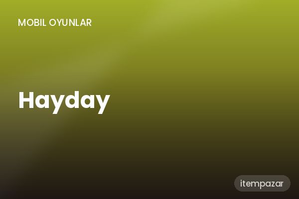 Hayday Kod / E-Pin | 7/24 Destekli Satış