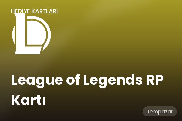 League of Legends RP Kartı Hediye Kartı | Hızlı ve Güvenli Teslim