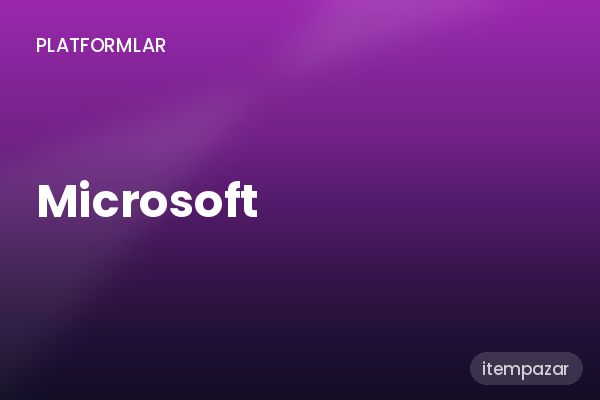 Microsoft Hesap | 7/24 Destekli Satış