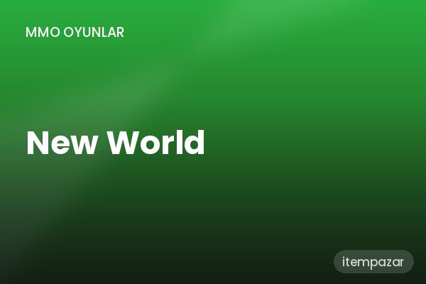New World Kod / Key | Garantili Teslimat