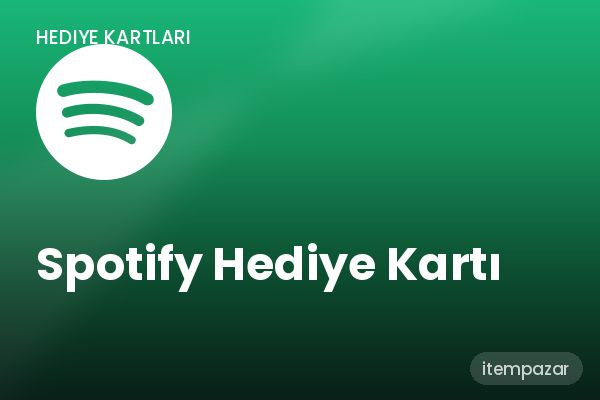 Spotify Hediye Kartı Dijital Kod | Garantili Teslimat