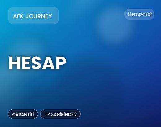 AFK Journey Hesap | Uygun Fiyat Fırsatı