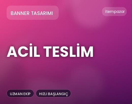 Banner Tasarımı Acil Teslim | Hızlı ve Güvenli Teslim