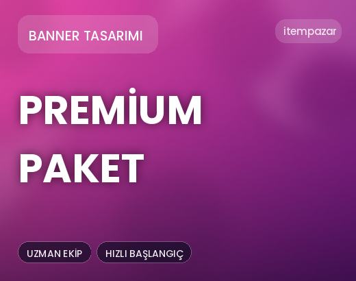 Banner Tasarımı Premium Paket | Anında Teslimat
