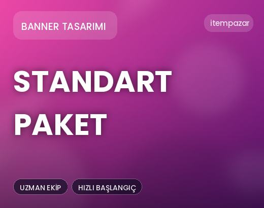 Banner Tasarımı Standart Paket | Uygun Fiyat Fırsatı