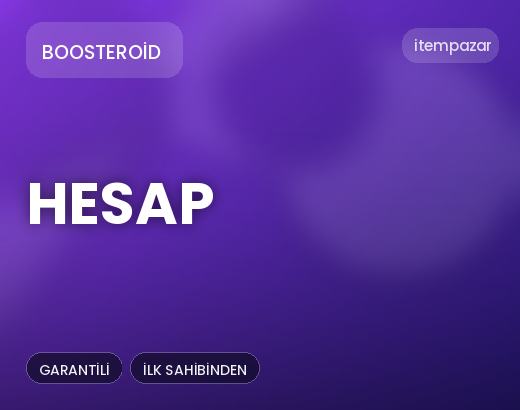 Boosteroid Hesap | Garantili Teslimat