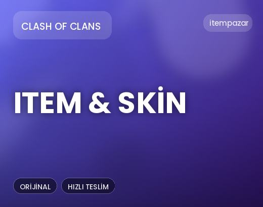 Clash Of Clans Item & Skin | Uygun Fiyat Fırsatı