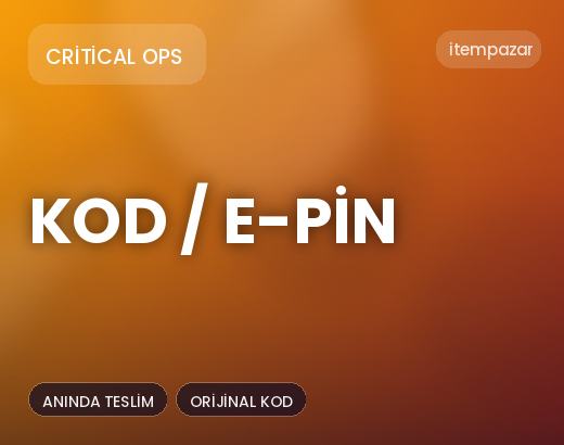 Critical Ops Kod / E-Pin | Garantili Teslimat
