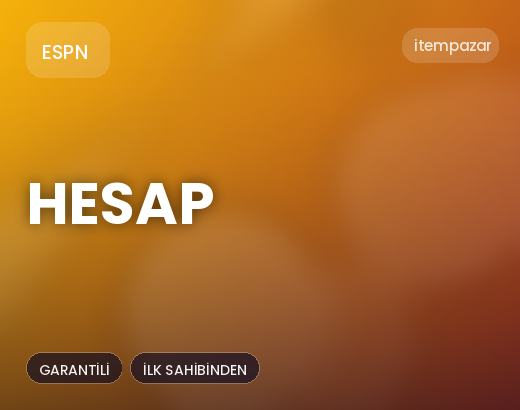 ESPN Hesap | Anında Teslimat