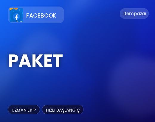 Facebook Paket | Garantili Teslimat