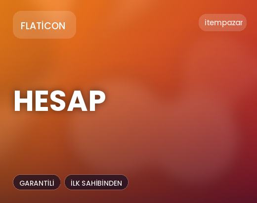 Flaticon Hesap | Anında Teslimat