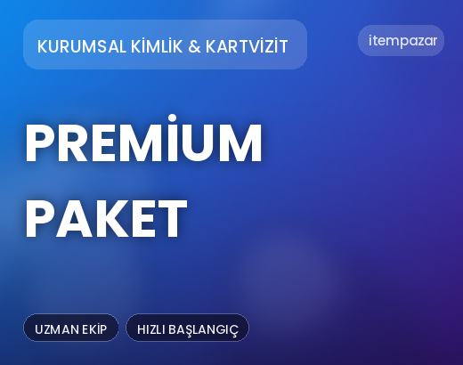 Kurumsal Kimlik & Kartvizit Premium Paket | Anında Teslimat