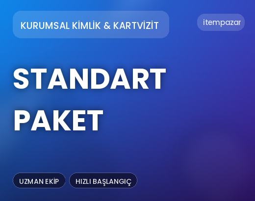 Kurumsal Kimlik & Kartvizit Standart Paket Alınır | Güvenli Ödeme