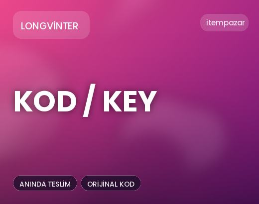 Longvinter Kod / Key | Garantili Teslimat