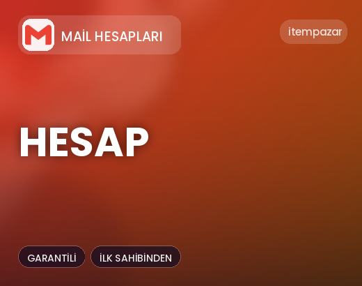 Mail Hesapları Hesap | Garantili Teslimat