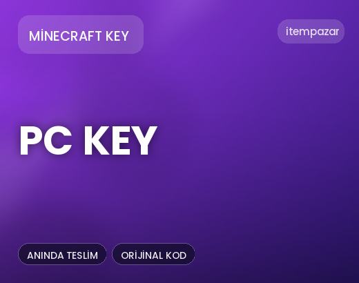 Minecraft Key PC Key | Hızlı ve Güvenli Teslim