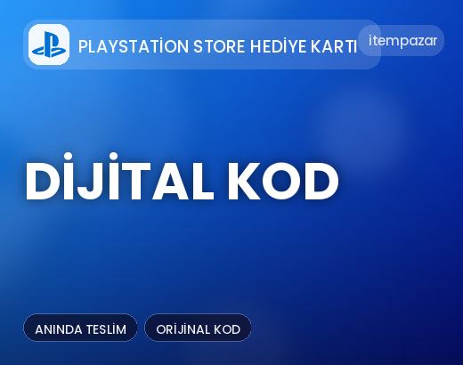 PlayStation Store Hediye Kartı Dijital Kod | Anında Teslimat