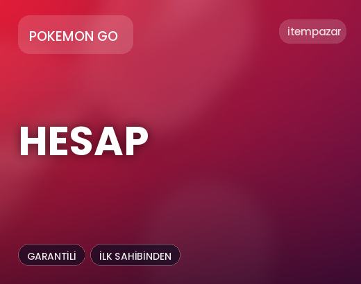 Pokemon GO Hesap | Garantili Teslimat
