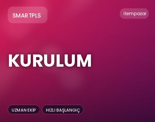 SmartPls Kurulum | Anında Teslimat