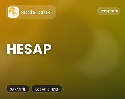Social Club Hesap | Anında Teslimat