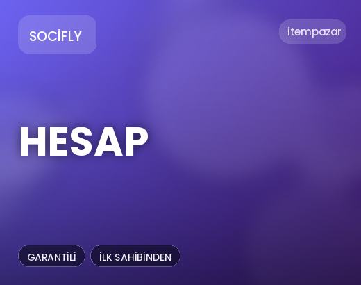 Socifly Hesap | Anında Teslimat