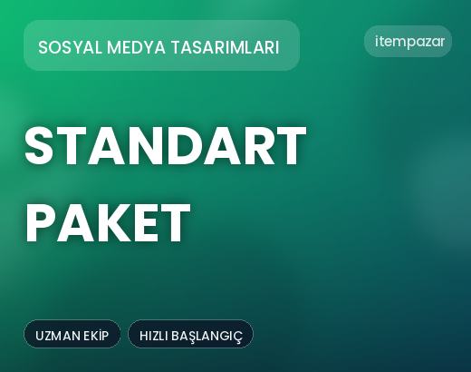 Sosyal Medya Tasarımları Standart Paket Alınır | Güvenli Ödeme