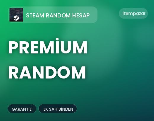 Steam Random Hesap Premium Random | Garantili Teslimat