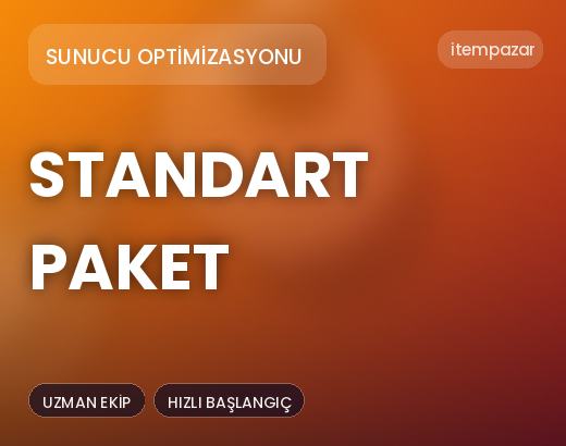 Sunucu Optimizasyonu Standart Paket | Hızlı ve Güvenli Teslim