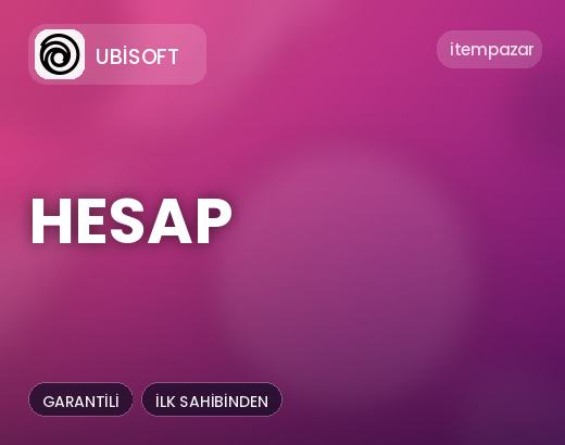 Ubisoft Hesap | Anında Teslimat