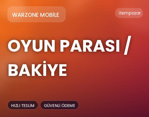 Warzone Mobile Oyun Parası / Bakiye | Hızlı ve Güvenli Teslim
