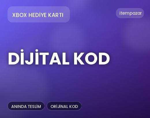 Xbox Hediye Kartı Dijital Kod | Uygun Fiyat Fırsatı